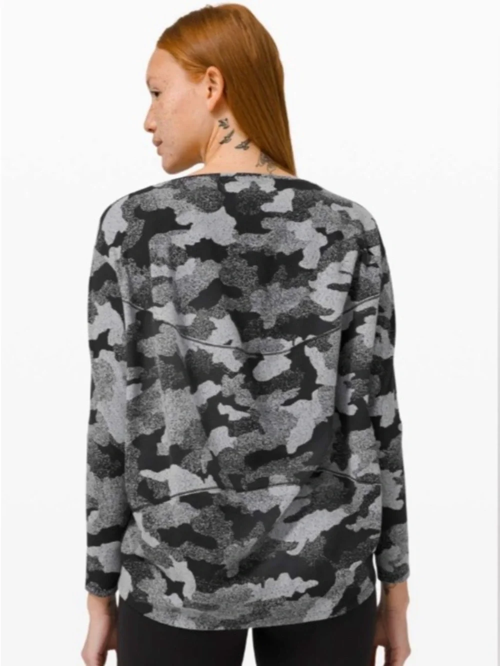 Lululemon Back in Action Long Sleeve *Rulu Heritage Speckle Camo - 6